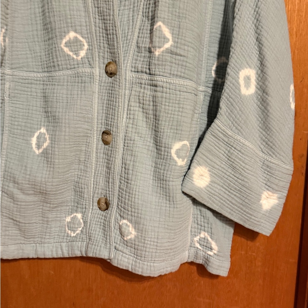 Madewell Shibori Lightspun Seamed Robe Jacket Cardigan NWOT - Picture 6 of 12